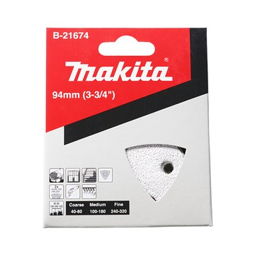 Makita 牧田 台灣公司貨 三角砂紙 B-21674 94mm  1個