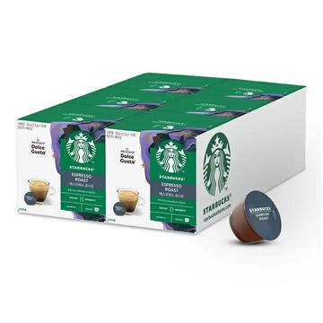 星巴克 濃縮烘焙咖啡膠囊 72顆 適用NESCAFE Dolce Gusto機器