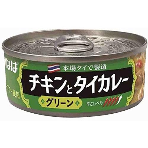 いなば チキンとタイカレーグリーン 115g×24個 カン