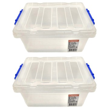 KEYWAY 聯府 全方位收納箱 2L  顏色隨機  226 x 155 x 108mm  2個