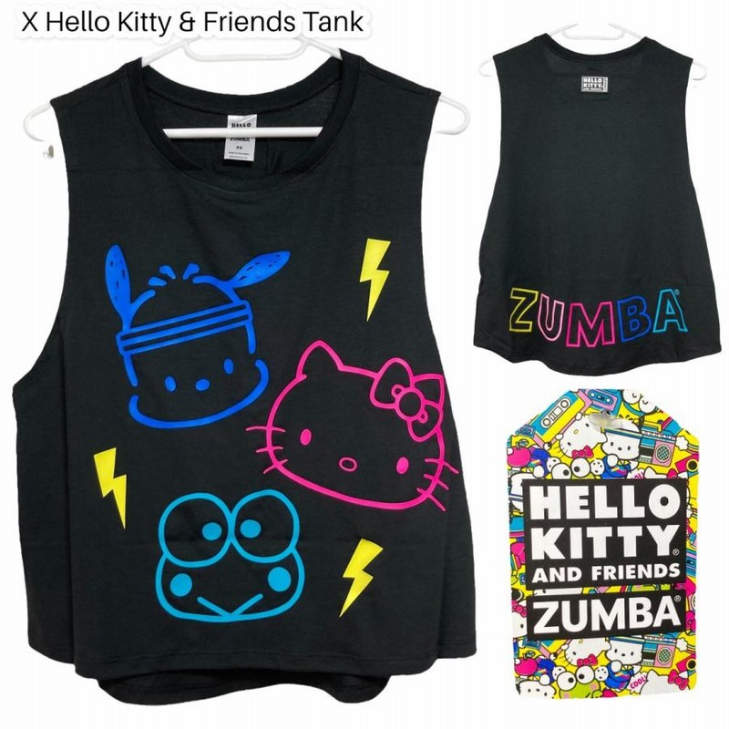 レビュー高評価の商品 Zumba ハローキティ TANK FRIENDS KITTY HELLO X ズンバ ヨガ・ピラティス