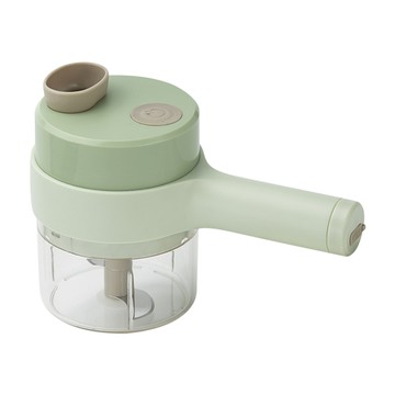 全套無線電動攪蒜切菜神器QD4001A 食品切碎機  綠色  1個
