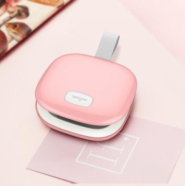 ROOGOO可攜式化妝鏡可充電摺疊雙面補光美妝鏡夜燈