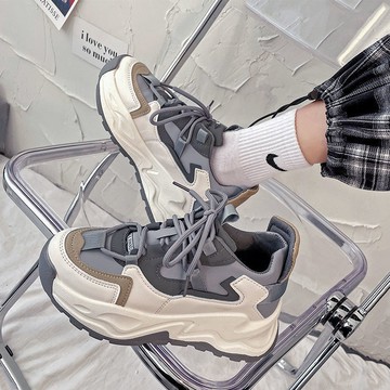 🔥台灣出貨🔥老爹鞋女網紅厚底增高小白鞋學生韓版百搭運動  運動鞋 女鞋