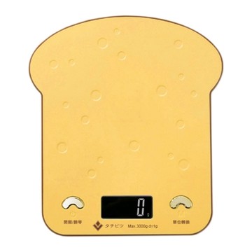 立菱尹 小吐司抗菌料理秤  3kg  米黃色 + 棕色  TM-600S