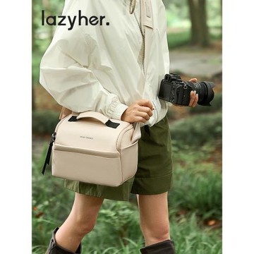 相機包佳能便攜富士戶外原創單肩斜挎微單專業鏡頭背包保護套百貼布防水富士xs20內膽包尼康收納包索尼攝影包