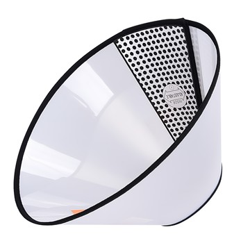 Truly House 伊莉莎白寵物防舔頭套圈 2號  1個  透明  適合頸圍35~40cm 深度21cm