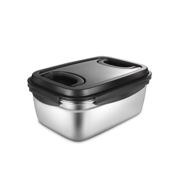 Casabeni 無研磨劑不鏽鋼食物保鮮盒 7.5L  1個