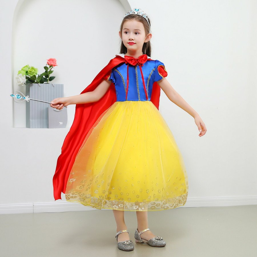 子供用 ハロウィン 白雪姫 ドレス ハロウィン プリンセス 女の子 子供服 ♦️値下げ 女の子 100 プリンセスドレス お姫様 ハロウィン  コスプレ