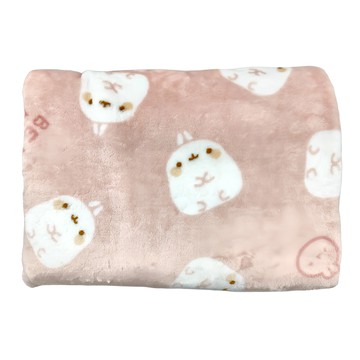 MOLANG 萌浪兔 毛毯 輕柔保暖 可機洗  萌浪滿版  140 x 100cm