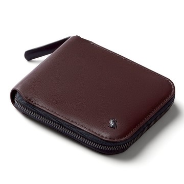 |快速出貨|Bellroy Zip 拉鍊皮夾 短夾 零錢包 卡片收納包 RFID防盜-深紫色