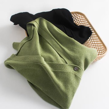 の[E58] 積里米任意去對比 女士春秋冬季三季開衫