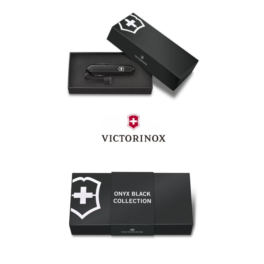 VICTORINOX ナイフ 万能 十徳 ビクトリノックス スパルタン オニキス ブラック 小型 キャンプ 釣り 料理 黒 アウトドア OTTD 1.3603.31P