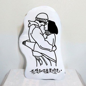 似顏繪 抱枕 人像 客製化