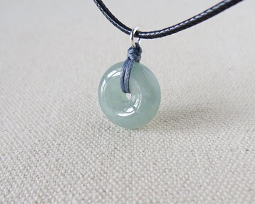 【金剛結】本命年【平安如意】意境雪花棉翡翠蠟線項鍊hes10招財