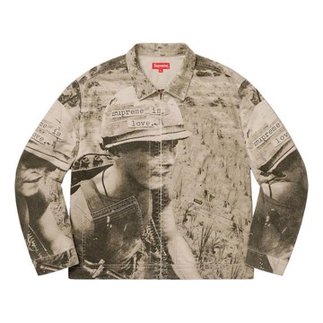 Supreme FW19 Week 1 Supreme Is Love Denim Work Jacket