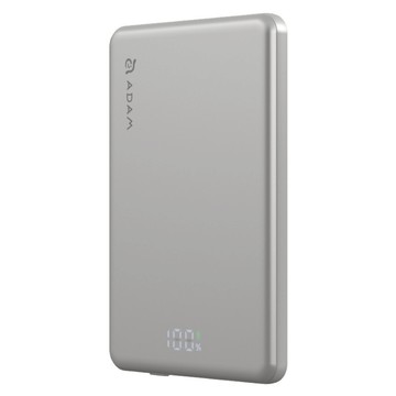 ADAM elements 亞果元素 超薄型磁吸行動電源 5000mAh Type-C  銀色  VIONTA L5