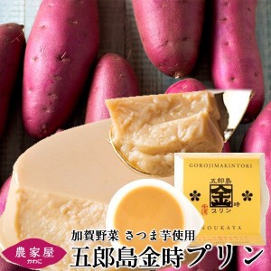 さつまいも プリン 五郎島金時プリン 1個 石川県産 加賀野菜 さつま芋 スイーツ 焼きいも ぷりん