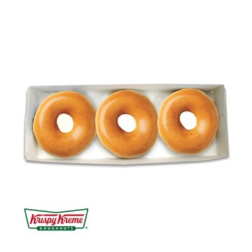 【Krispy Kreme】原味糖霜甜甜圈3入