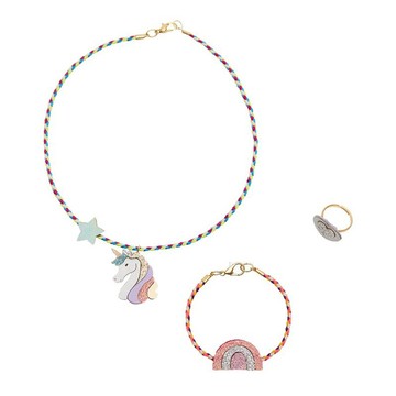英國Mimi & Lula_SS26_獨角夢境-夢幻獨角獸飾品3入組