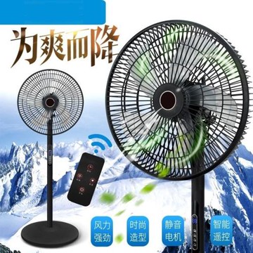 風扇電風扇家用落地扇臥室臺式立式大風力搖頭16寸落地式跨境批發
