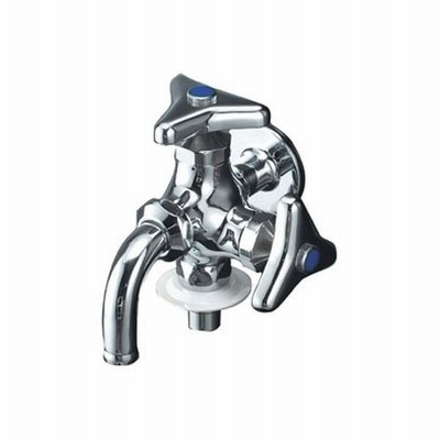 KVKKVK K124BNZ-JAN 寒2口横水栓ツバニップル　1個（直送品）