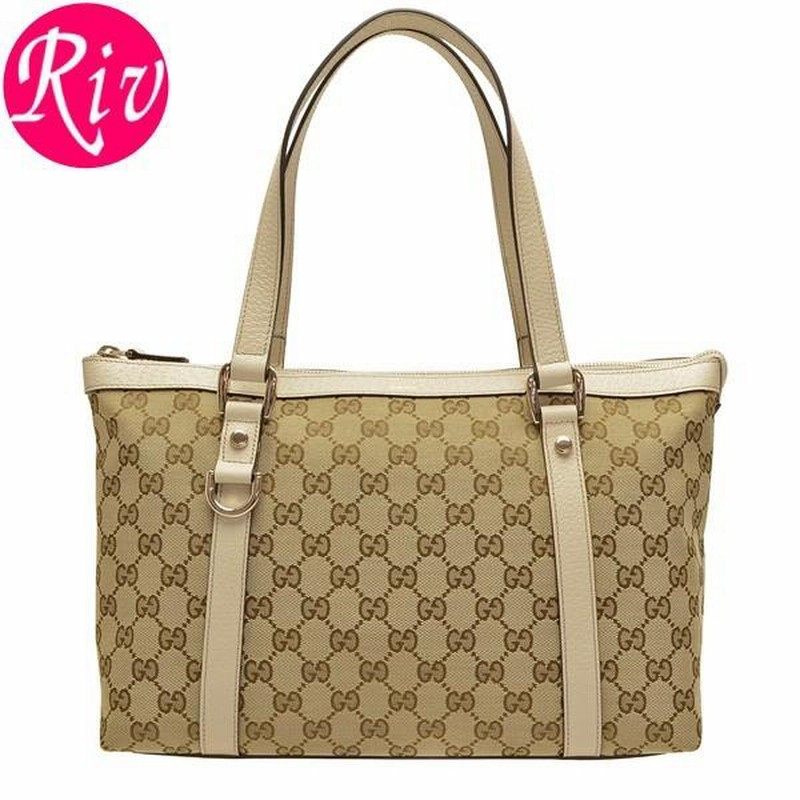 グッチ バッグ GUCCI トートバッグ ベージュ オフホワイト GG 