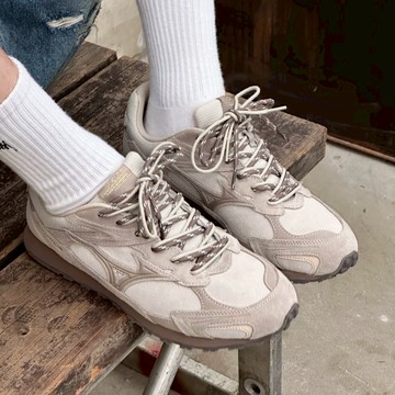 MIZUNO LG 60S 2K 砂陶金 雙鞋帶 復古 德訓鞋 中性鞋款 美津濃 D1GH242107