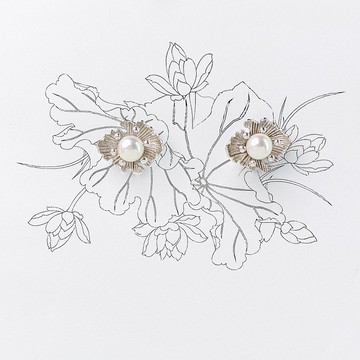 S925純銀 繁花系列 La guardia 山荷葉花 默默守護的純淨初心