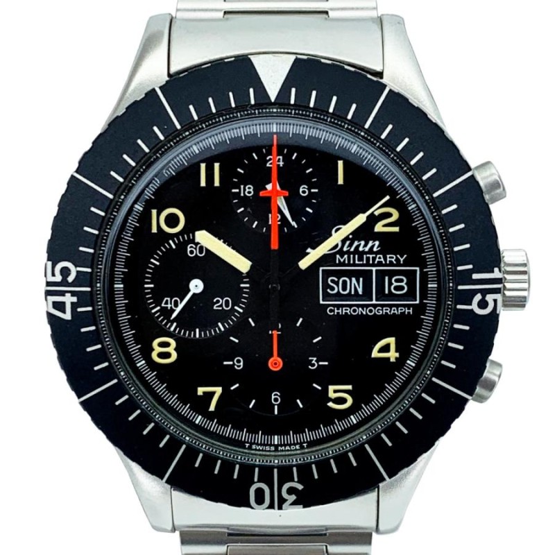 SINN ジン 156B Military Chronograph Lemania ミリタリー クロノ