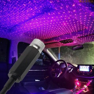 優惠新款📀【聲控】汽車USB星空燈 車頂裝飾燈 車內星空頂氛圍燈 汽車LED氣氛燈 汽車滿天星燈 汽車滿天星星星燈喜慶