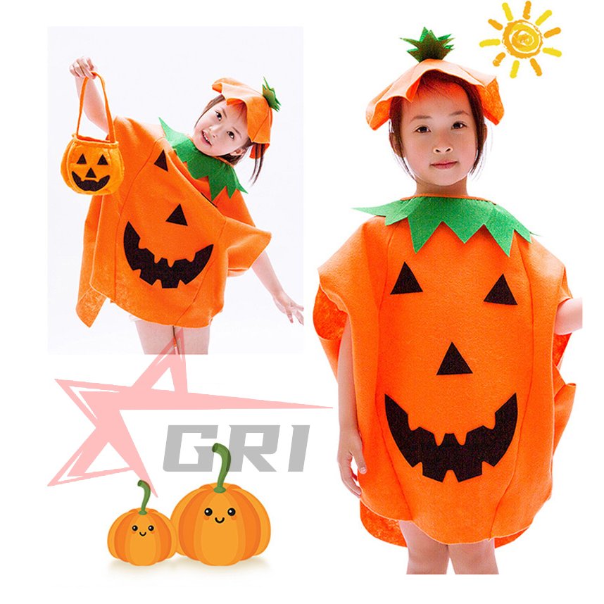 新品★ハロウィン★コスプレ★かぼちゃ★帽子★キャップ★46cm★子供用★こども