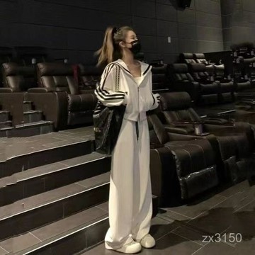 【WYZ】‍運動套裝休閒秋季運動服學生套裝韓版寬鬆春秋顯瘦時尚洋氣兩件套
