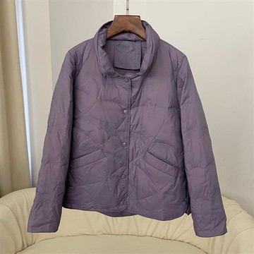 【巴黎精品】現貨+預購 頂級真羽絨外套白鴨絨外套羽絨衣秋冬大碼休閒女裝-輕薄短立領女外套7色a1ld19