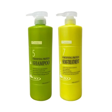 台灣chihtsai 芝彩 5號水嫩蛋白洗髮精 7號水潤蛋白護髮素 1000ml 洗髮精