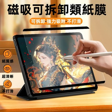 類紙膜 書寫膜 可拆卸 繪畫書寫 適用 iPad 2025 min 7 6 Air 6 5 4 Pro 2024 平板殼
