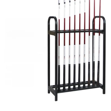 高爾夫球桿架9位18位27位展示架練習場單排雙排三排收納球桿翻邊