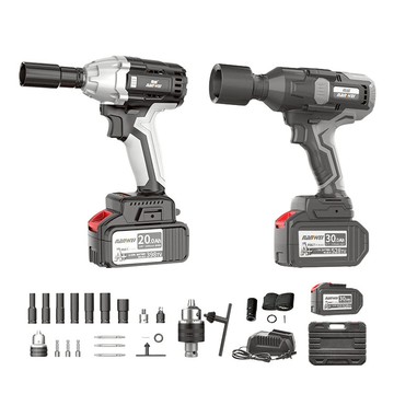 【現貨】電動扳手 汽修扳手 南威電動板手+配件 電動扳手 電動起子 無刷 無刷電機 五金工具 電動工具 興雲網購旗艦店