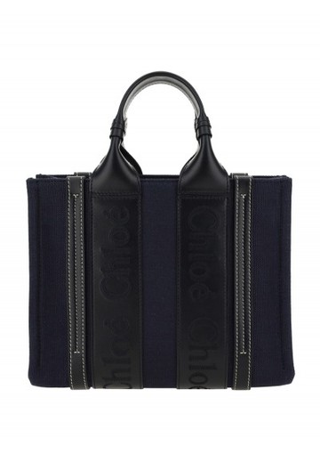 Chloe' - Woody Shoulder Bag - Womens - Blue