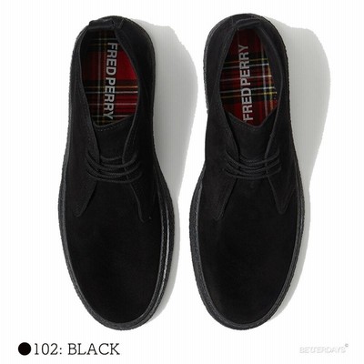 チャッカブーツ メンズ ハイカット フレッドペリー FRED PERRY