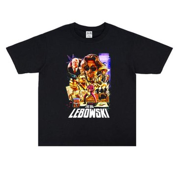 歐美經典喜劇老電影謀殺綠腳趾個性設計海報印花T恤短袖寬松男女