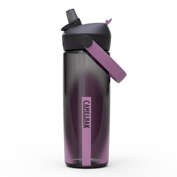 【墾趣】CAMELBAK 600ml Flip Straw多水吸管水瓶RENEW 夜幕紫