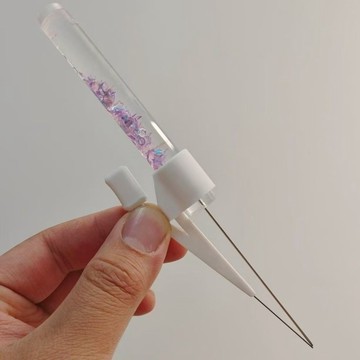 💥下殺價💥 豆筆 單針流沙拼豆筆 2.6mm單邊神器 鑷子可愛工具 按壓式筆