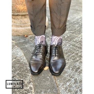 「粗線絲襪」美國STACY男士正裝絲光尼龍襪絲滑透氣舒爽及膝長TNT