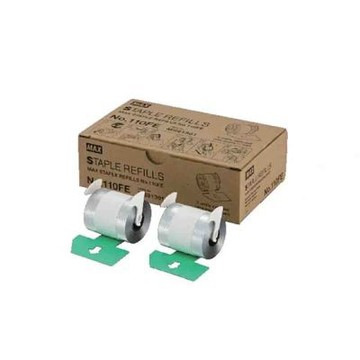 【MAX 美克司】電動釘書針 4000pcs 2個入 /盒 NO.110FE(EH-110F 電動釘書機適用)