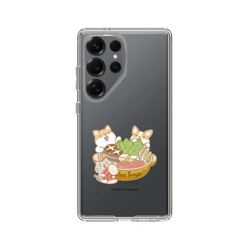 Galaxy S25 Ultra Clear 透明 - 柴語錄 Shiba Says - 一起吃火鍋