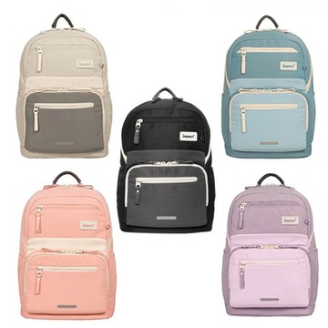 【IMPACT】怡寶 莫蘭迪系列成長型護脊書包-麥田米/寧靜藍/柔霧紫/花漾粉/曜石黑 /個 IM00305