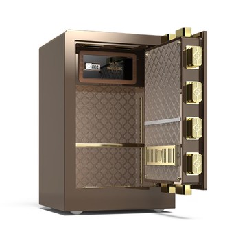 樂天精選~虎牌保險櫃家用小型保險箱45/55/60CM智慧指權辦公床頭櫃 雙11全館免運