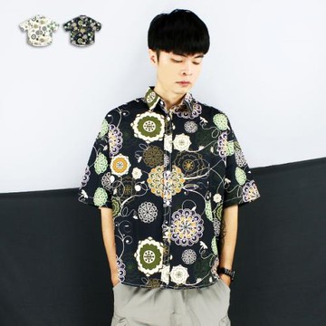 『RFD』變種花花短襯 -2色可選《9992C205》