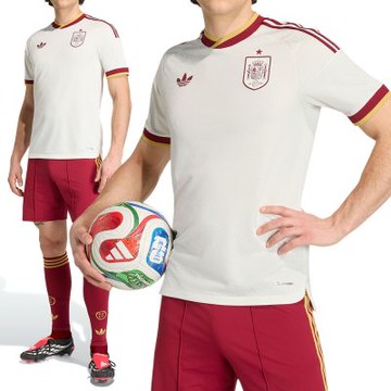Adidas RFEF A JSY AU 男款 白色 世界盃 西班牙 客場球員版 球衣 吸濕 排汗 短袖 JN4392